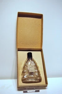 BOUTEILLE DE PARFUM ART DECO verre pressé-moulé av boite OEILLET DRELYS déb20è - Imagen 1 de 1