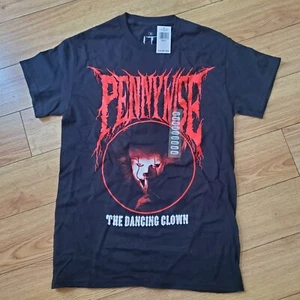 IT Pennywise: The Dancing Clown Black Men's Small RIPPLE JUNCTION T-Shirt - Picture 1 of 8