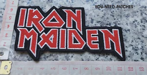 IRON MAIDEN Rock Festival Patch Cut Out Aufnäher Official Merchandise 11cmx6.5cm - Picture 1 of 1