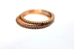 ESPRIT Damen-Ring Rose Silber teilvergoldet Zirkonia weiß 17-PA4950/052 - Bild 1 von 1