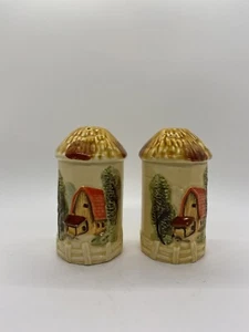 Vintage Marks & Rosenfeld Farmhouse Cottage Barnyard Salt & Pepper Shakers AS IS - Bild 1 von 10