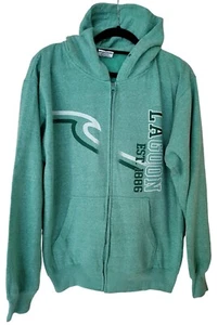 Castaways American LA Goon Est 1886 Women’s Green Zip Up Hoodie Size Small - Picture 1 of 7