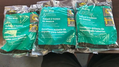 M-D Building Products 02378 Insulated Foam Pipe Wrap, 1/8" x 2" x 15' Lot 4 - Image 1 of 4