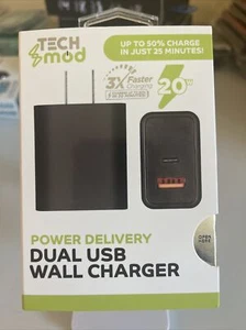 tech mod 20w dual usb wall charger - Picture 1 of 4