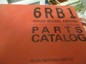 Isuzu 6RB1 Diesel Engine Parts Catalog - Picture 1 of 3