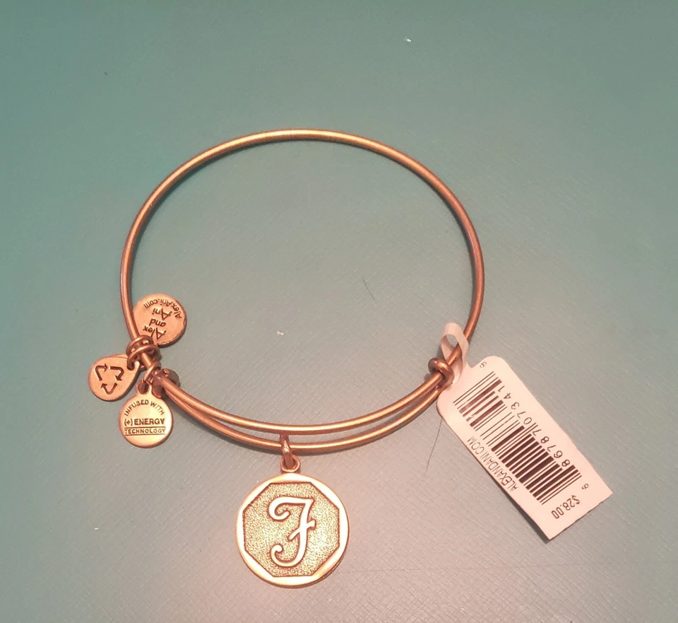Pulsera Alex and Ani + Energía Nueva con Etiquetas - Hogar Libre de Humo - BRONCE F Foto 1 de 1