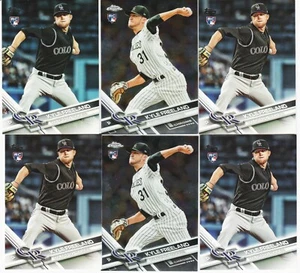 KYLE FREELAND ROOKIE 6 CARD RC LOT 2017 TOPPS CHROME # 59 UPDATE # US 60 # HMW30 - Picture 1 of 2