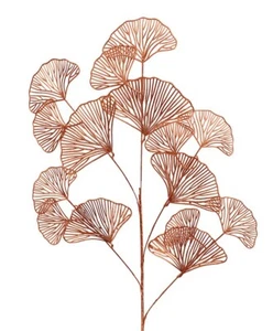 BRONZE LEAF SPRAY, 92cm - ARTIFICIAL, PLASTIC, CRAFT, DECOR, VASE, DIY - Picture 1 of 6