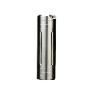 Large Titanium Alloy Multifunction Survival Waterproof Pill Capsule Case Box EDC - Picture 1 of 8