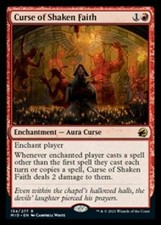 PREORDER Curse of Shaken Faith NM Innistrad: Midnight Hunt MTG Magic Gathering