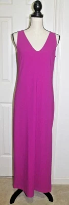 Maxi vestido elástico para mujer Boston talla adecuada pequeño sin mangas vaina larga Foto 1 de 4