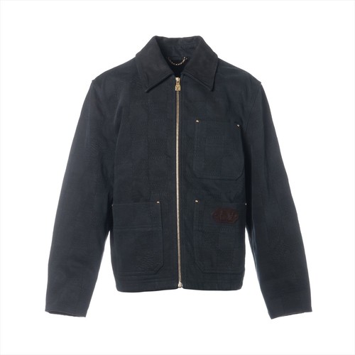 LOUIS VUITTON（LV） Louis Vuitton 24AW Giacca Denim Cotone 48 Uomo Nero RM242M Damier Pharrell Wi