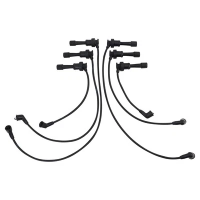 For Mitsubishi 3000GT 1991-1999 TRQ IWA70308 Spark Plug Wire Set - Image 1 of 3