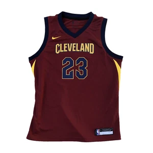 Nike Cleveland Cavaliers Trikot LeBron James #23 Kinder Jungen LARGE Game Rot NBA - Bild 1 von 10