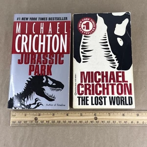 Jurassic Park & The Lost World Michael Crichton True Erstdruck Taschenbuch Set - Bild 1 von 19