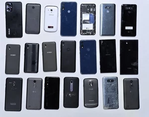 21 Andriod Phones For Parts Only Not Working Samsung Alcatel LG ZTE Motorola - Zdjęcie 1 z 2