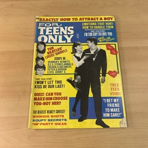 Vintage Teen Magazine - For Teens Only - October 1965 Beatles Elvis Stones - Picture 1 of 4