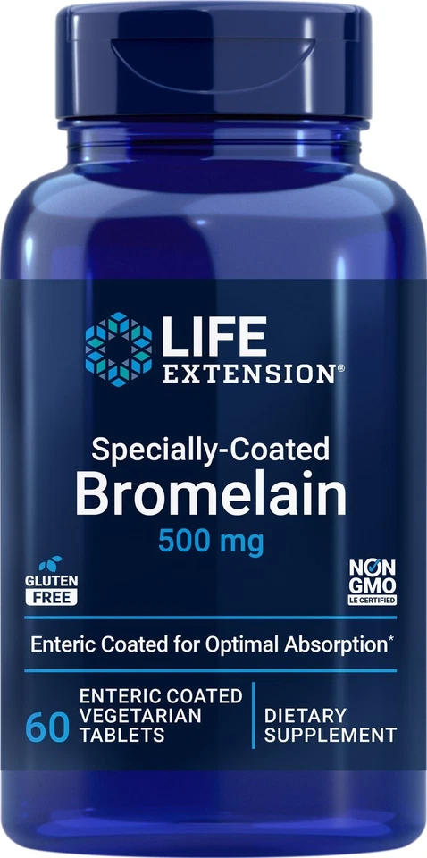Life Extension Bromelina Especialmente Recubierta 500 mg 60 Comprimidos Foto 1 de 1