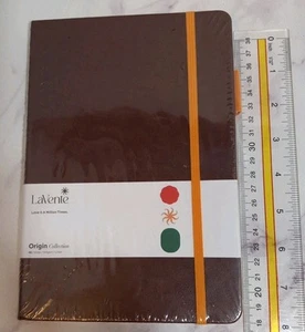LaVente A5 Lined Journal Seal Brown New - Picture 1 of 10