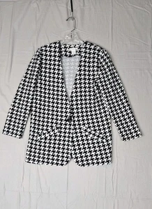 Via Sant Andrea Vintage Hahnentritt Blazer Größe 8 (42 Zoll Brustumfang) - Bild 1 von 6