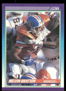 1990 Score #133 Melvin Bratton Denver Broncos Football Card - Picture 1 of 2