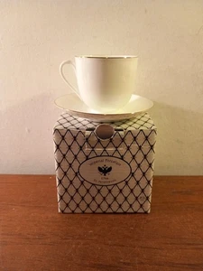 ST PETERSBURG 1744 SMALL PORCELAIN CUP & SAUCER - Picture 1 of 15