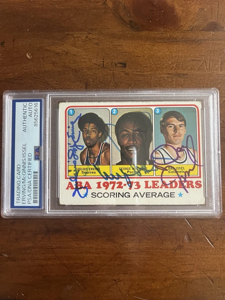 Autógrafo firmado por Julius Erving 1973-74 Topps #234 Foto 1 de 1