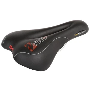 Velo Plush Gel D2 Saddle 267 x 168mm, 494g, Black - Picture 1 of 4