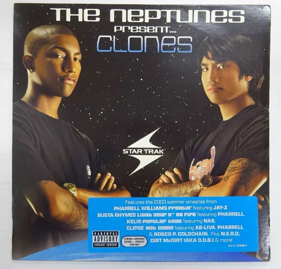 THE Neptunes Present Clones 2003 US Black Vinyl 2LP Jay-Z, NAS, Kelis, Nelly - Image 1 of 1