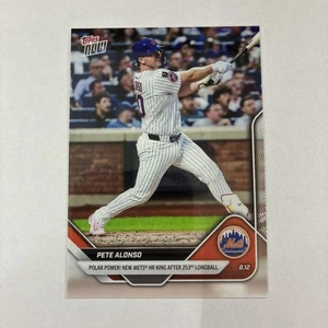 2025 Topps Now - Pete Alonso HR King #553 - All Time Mets HR Leader - Picture 1 of 2