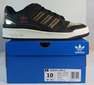 Adidas Herren Forum CL Low Schwarz Cyber Metallic Größe 10 - Bild 1 von 10