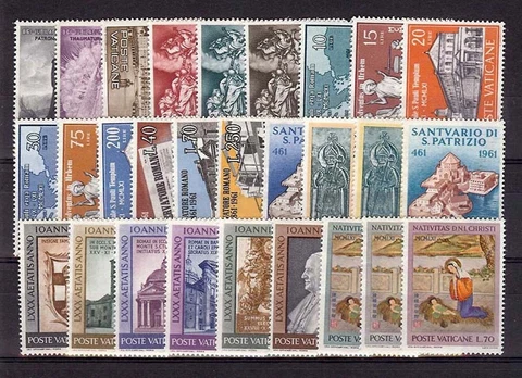 Vatican City #Mi363-Mi390 MNH CV€15.30 1961 Year Set [298-325] Cover