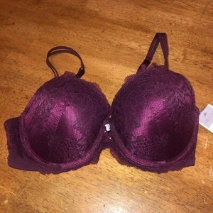 Jennifer Lopez Spitze Push Up BH 36D lila Spitze neu mit Etikett $ 40 - Bild 1 von 10