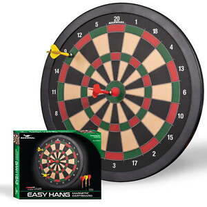 Narwhal 15.5in Easy Hang Magnetic Dartboard; Includes Six Magnetic Darts.