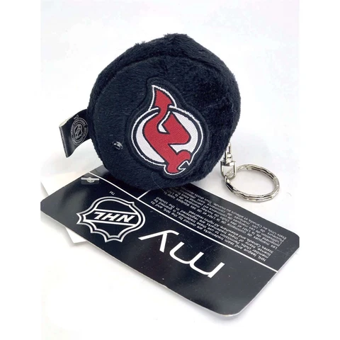 NEW JERSEY DEVILS Hockey Puck Logo Key Chain Cover