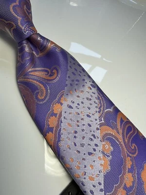 NOVO COM ETIQUETAS IMANI UOMO MULTICOLOR ESTILO FLORAL ESTAMPA SEDA TOQUE PESCOÇO GRAVATA E LENÇO - Imagem 1 de 4