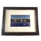Framed Matted Photo Churches 14 X 11"