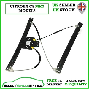 NEW CITROEN C5 MK3 SALOON/ESTATE DRIVERS FRONT RIGHT WINDOW REGULATOR 2008-2015 - Picture 1 of 5