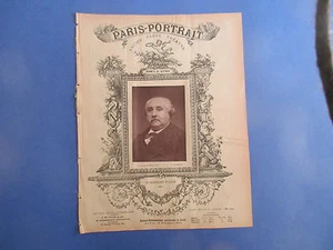 Ferdinand FABRE homme de lettres Paris-Portrait Photo Carjat Woodburytypie 1879 - Bild 1 von 1
