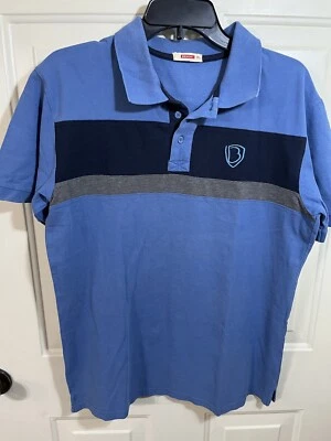 Bench Men's 3 Button Collar Shirt. Short Sleeved. XL. - Image 1 of 4