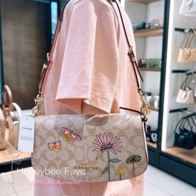 Bolso de hombro Coach X Observed By Us Andrea nuevo con etiquetas en lona exclusiva con estampado Foto 1 de 4