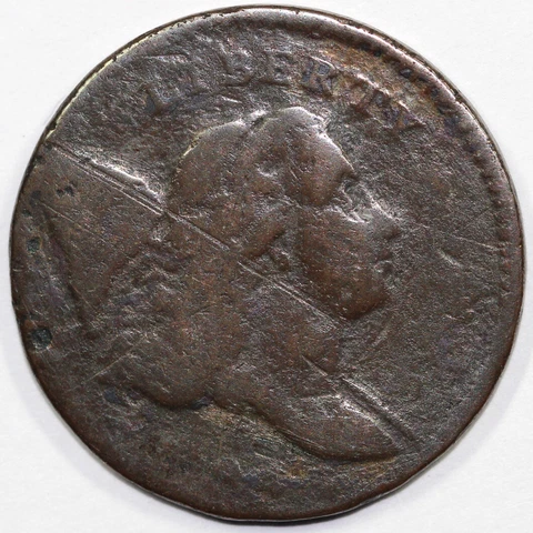 1794 1/2c C-3a Liberty Cap Half Cent Cover