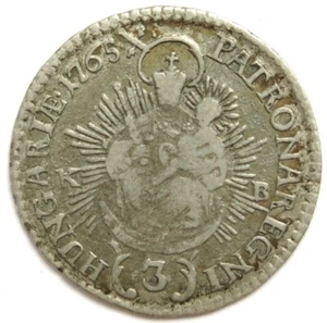 3 Kreuzer 1765 Kremnitz, Maria Theresia 1740-1780 - Bild 1 von 2