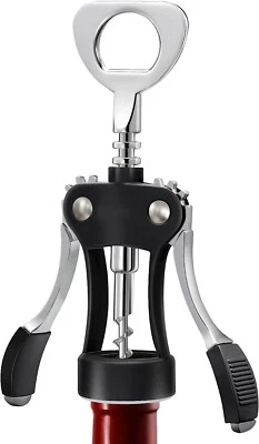 Wing Corkscrew,Ilyever Premium Wine Opener，Heavy duty,Multifunctional Corkscrew - Image 1 of 4