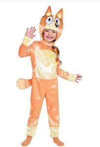 BLUEY BINGO Halloween Costume Toddler Size 3T - 4T Kids Dress-Up Pretend Dog