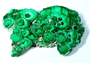 240 CT NATURAL FLOWER PLUME MALACHITE POLISH SLAB TILE UNTREATED GEMSTONE MJ-290 - Picture 1 of 6