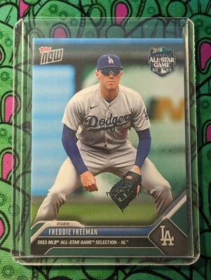 2023 Topps Now ⚾ FREDDIE FREEMAN ⚾ All Star Exclusive GREEN Parallel (ASG-FF) ⭐ - Image 1 of 2