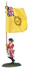 Britain 17890 American Revolution British 80th Foot Flagbearer Regimental Colour