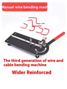 Mini Manual 1-25MM2 Wire Cable Bending Machine Tools Bender 20-150°Angle Control - Picture 1 of 10