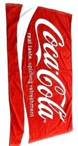 NEW COCA COLA COKE BEACH/GYM TOWEL REAL TASTE REFRESHMENT SEALED BOXED LAST ONE! - Picture 1 of 10